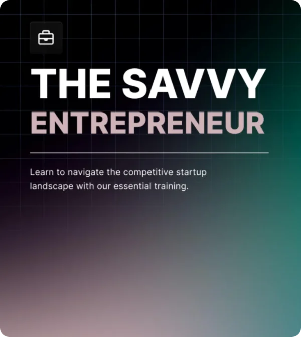 The Savvy Entrepreneur
