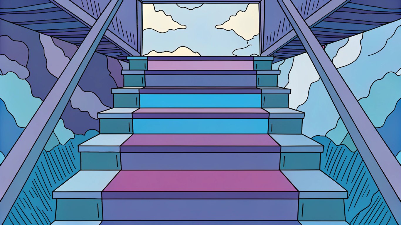 Illustration of a treatment ladder showing progression from entry-level to surgical procedures.