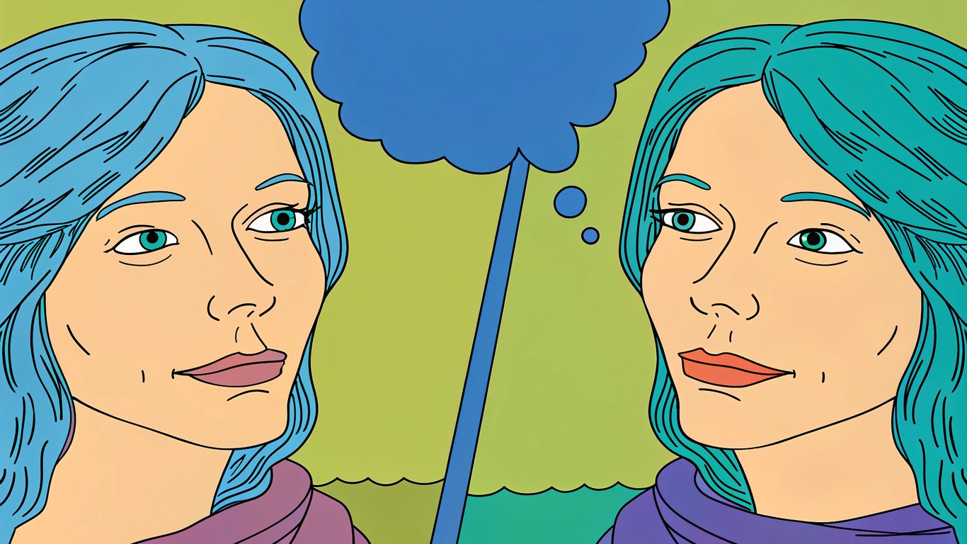 A split image showing a subtle before and after transformation, with a storytelling element.